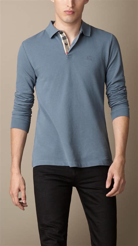 burberry boys polo|burberry long sleeve polo men's.